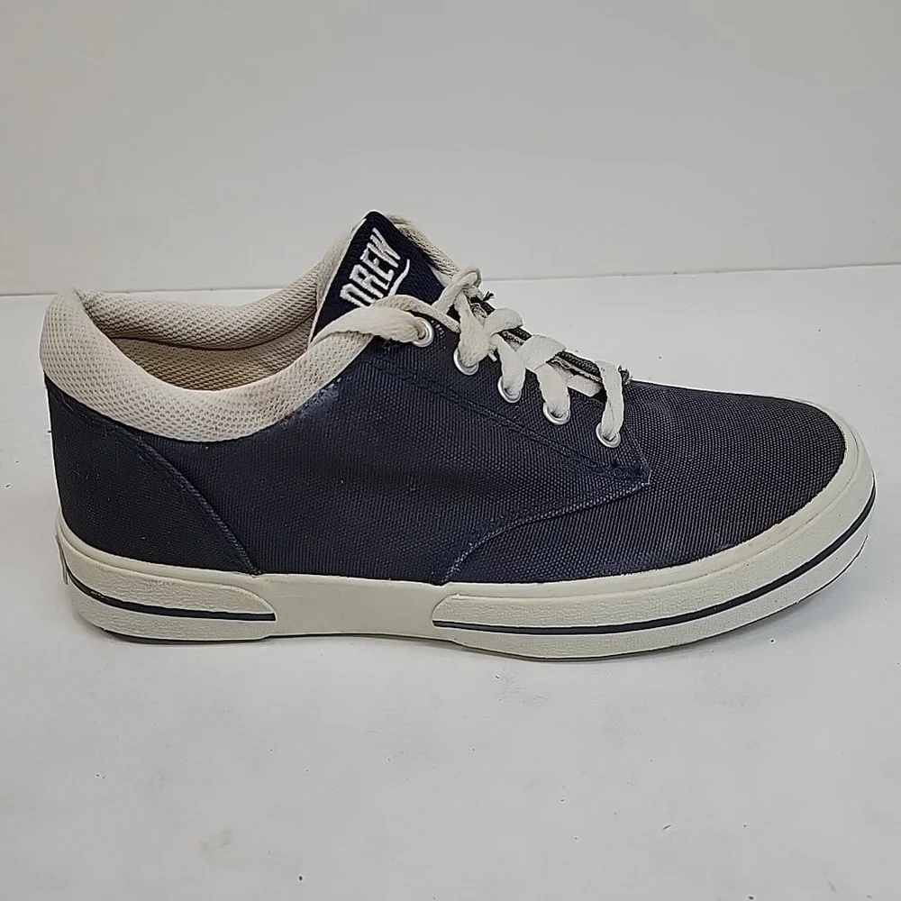 Drew Men's Chunky Canvas Skate Shoes Size 7M  Navy Walking Lace‎ Up Comfort